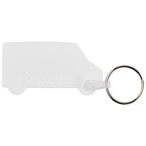 Tait van-shaped recycled keychain