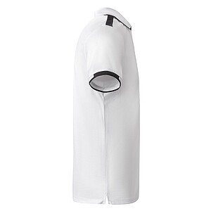 Tamil short sleeve kids sports polo, white, size 12