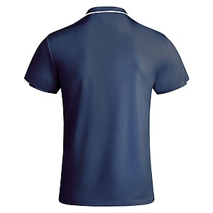 Tamil short sleeve mens sports polo, navy blue, size 2XL