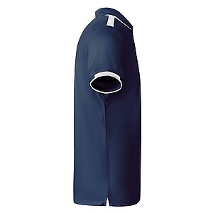 Tamil short sleeve mens sports polo, navy blue, size S