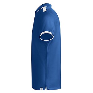 Tamil short sleeve mens sports polo, royal blue, size S