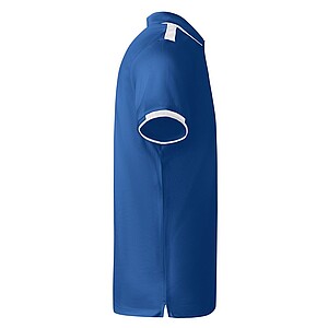 Tamil short sleeve mens sports polo, royal blue, size S