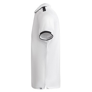 Tamil short sleeve mens sports polo, white, size XL