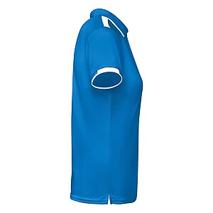 Tamil short sleeve womens sports polo, royal blue, size 2XL