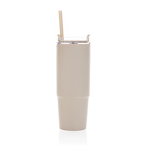 Tana RCS plastic tumbler with handle 900ml, beige