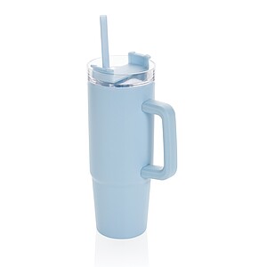 Tana RCS plastic tumbler with handle 900ml, light blue