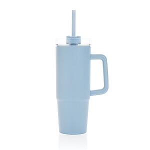 Tana RCS plastic tumbler with handle 900ml, light blue