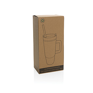 Tana RCS recyled plastic tumbler with handle 900ml