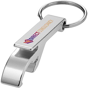 Tao RCS recycled aluminium bottle and can opener with keychain