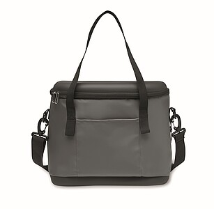 Tarpaulin cooler bag 40L, stone grey