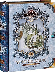 tea book I blue tin