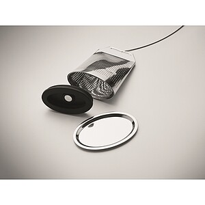 Tea infuser in stainless steel, black