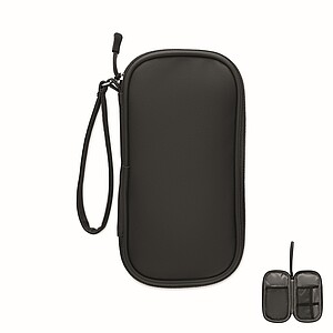 Tech organiser pouch 600D RPET, black