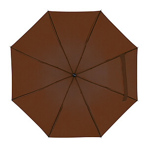 Telescope collapsible umbrella, brown