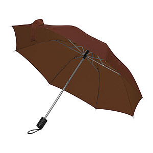 Telescope collapsible umbrella, brown