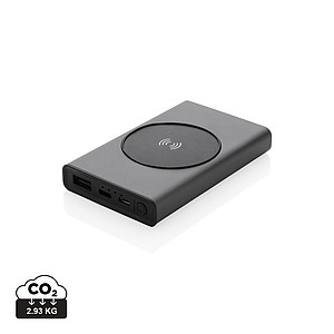 Terra RCS recycled aluminum 5000 mAh powerbank 5W wireless