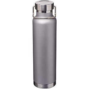Thor 650 ml RCS recycled stainless steel copper vacuum insulated water bottle, grey