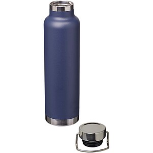 Thor 650 ml RCS recycled stainless steel copper vacuum insulated water bottle, navy