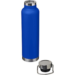 Thor 650 ml RCS recycled stainless steel copper vacuum insulated water bottle, royal blue