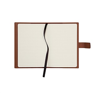 Timo PU RCS RPET notebook, brown