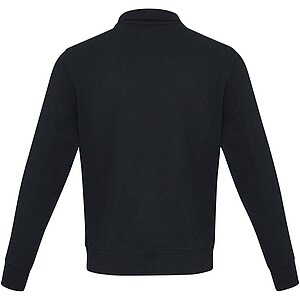 Tin unisex Aware™ recycled quarter zip sweater, navy