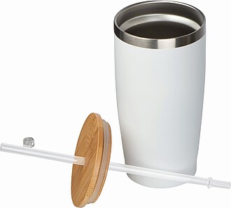 To go cup with straw