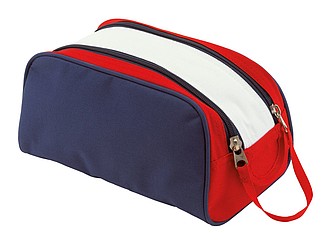 Toilet bag "Marina",colour blue, red, white