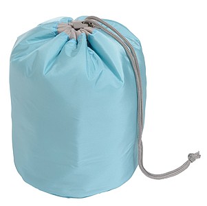 Toilet bag "Tube" 190T,turquoise/grey