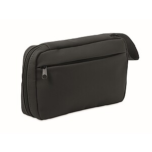 Toiletry bag 600D RPET, black