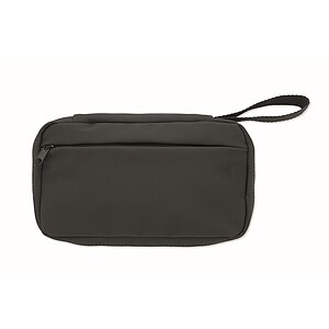 Toiletry bag 600D RPET, black
