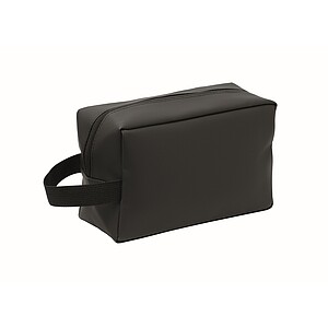 Toiletry bag in 600D RPET, black