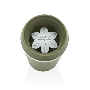Topl Recycled Plastic To Go Tumbler Patented 360 Lid 354ml, green