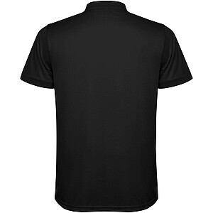 Tormo short sleeve mens polo, solid black