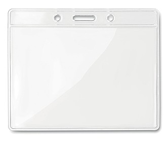 Transparent badge 10cmx8cm