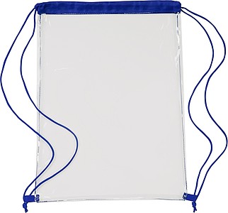 Transparent drawstring backpack (PVC)