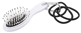 Travel brush with hair ties COIFFEUR