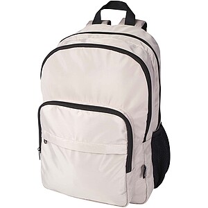 Trend Plus 15” GRS recycled laptop backpack 20L, oatmeal