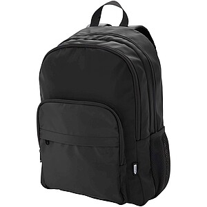 Trend Plus 15” GRS recycled laptop backpack 20L, solid black