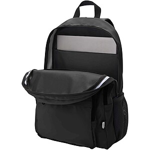 Trend Plus 15” GRS recycled laptop backpack 20L, solid black