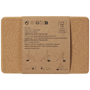 Trikona cork yoga brick
