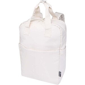 Trip 14” Aware™ recycled travel laptop backpack 9L, off white