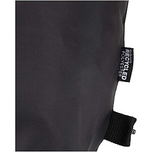 Trip Aware™ recycled travel duffel bag 42L, solid black