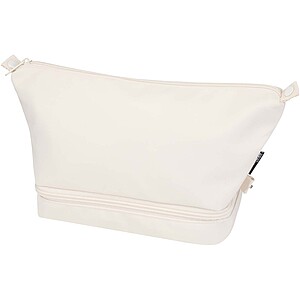 Trip Aware™ recycled travel toiletry bag 6L, off white