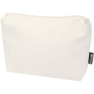 Trip Aware™ recycled travel toiletry pouch 2L, off white