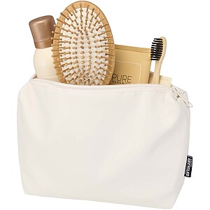 Trip Aware™ recycled travel toiletry pouch 2L, off white
