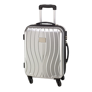 Trolley boardcase, boarding size suitable for low budget airlines,colour silver