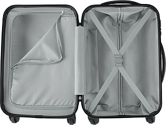 Trolley with four spinner wheels.White