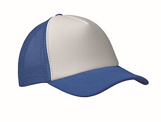 Truckers cap, white/blue