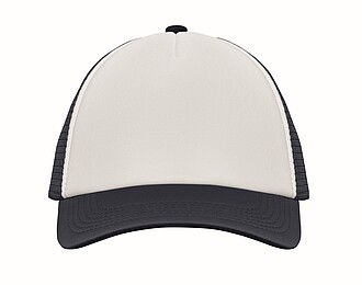 Truckers cap, white/dark blue