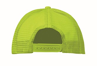 Truckers cap, white/neon yellow